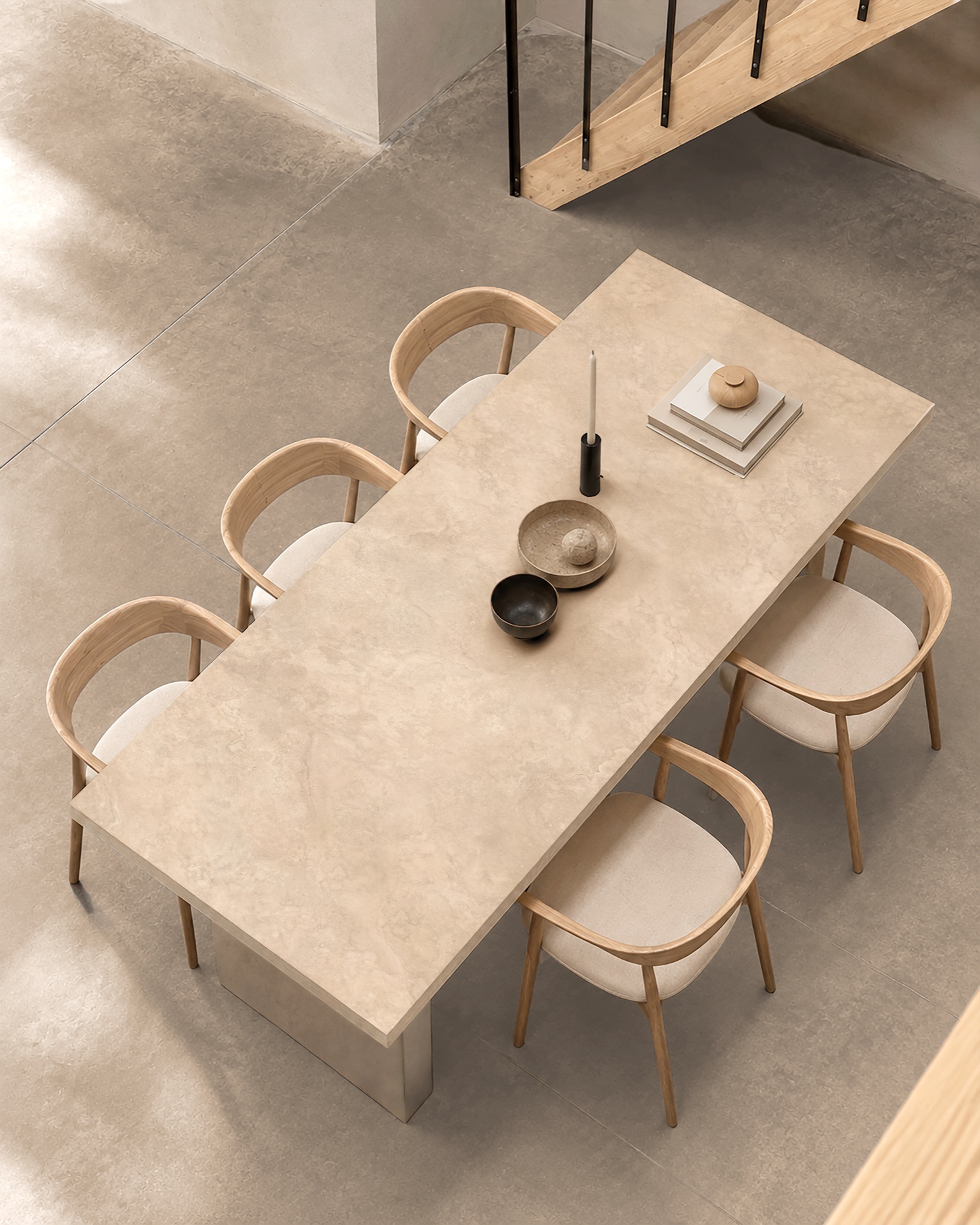 d:Print D141STC Noos Travertine tabletop application